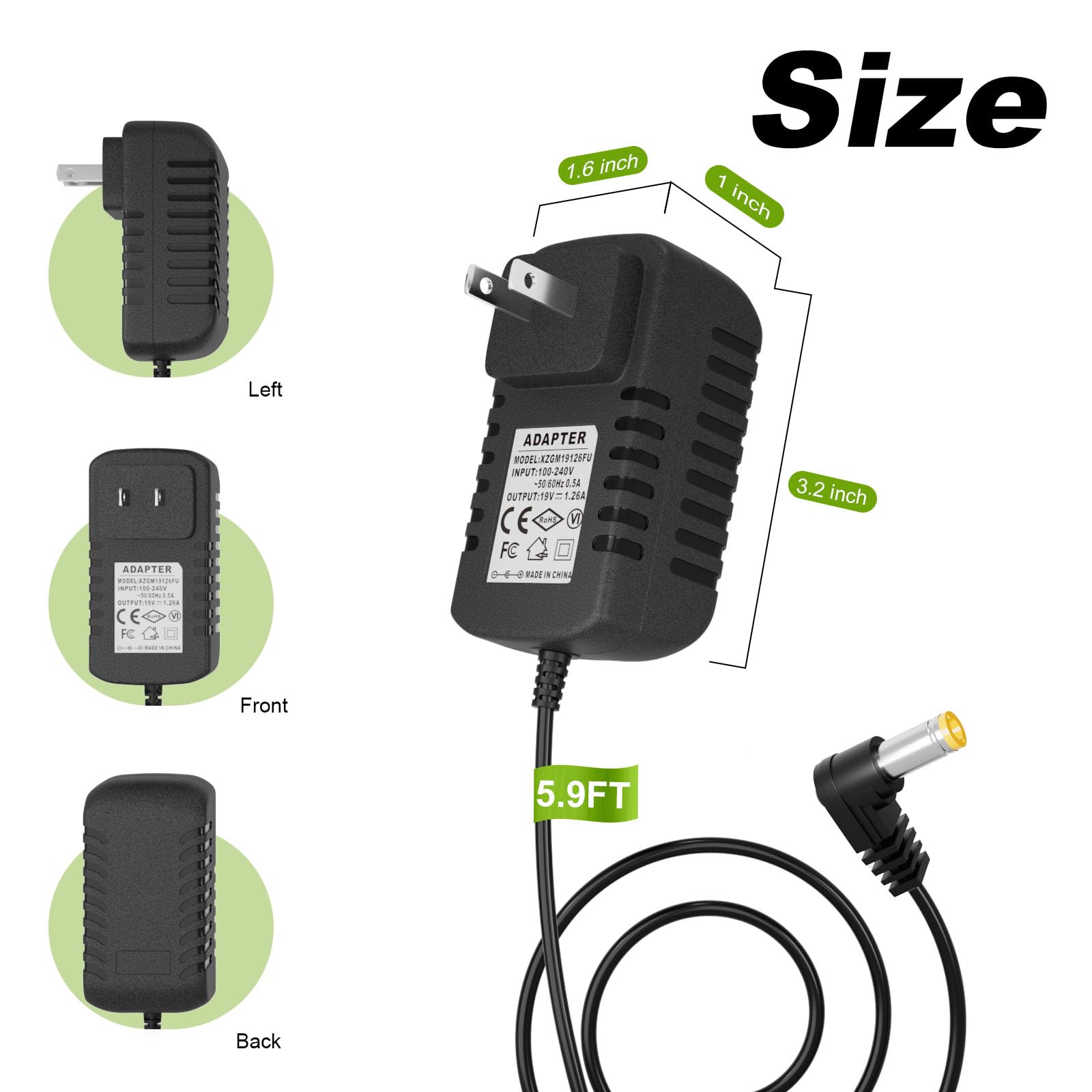 Petsafe Wireless Fence 19V Power Adapter For Systems Replacement