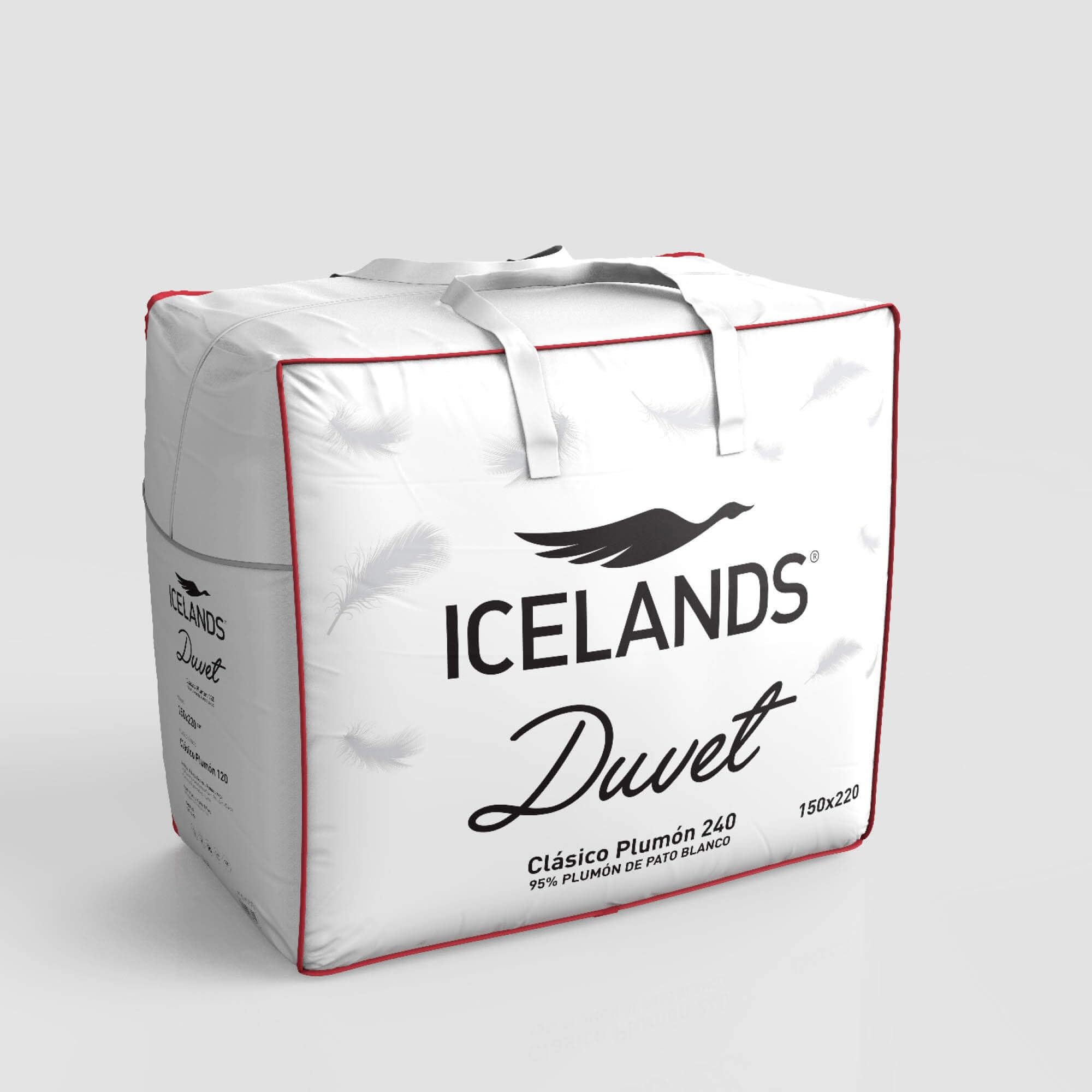 Icelands Relleno Nordico, color blanco, 240 x 220 cm