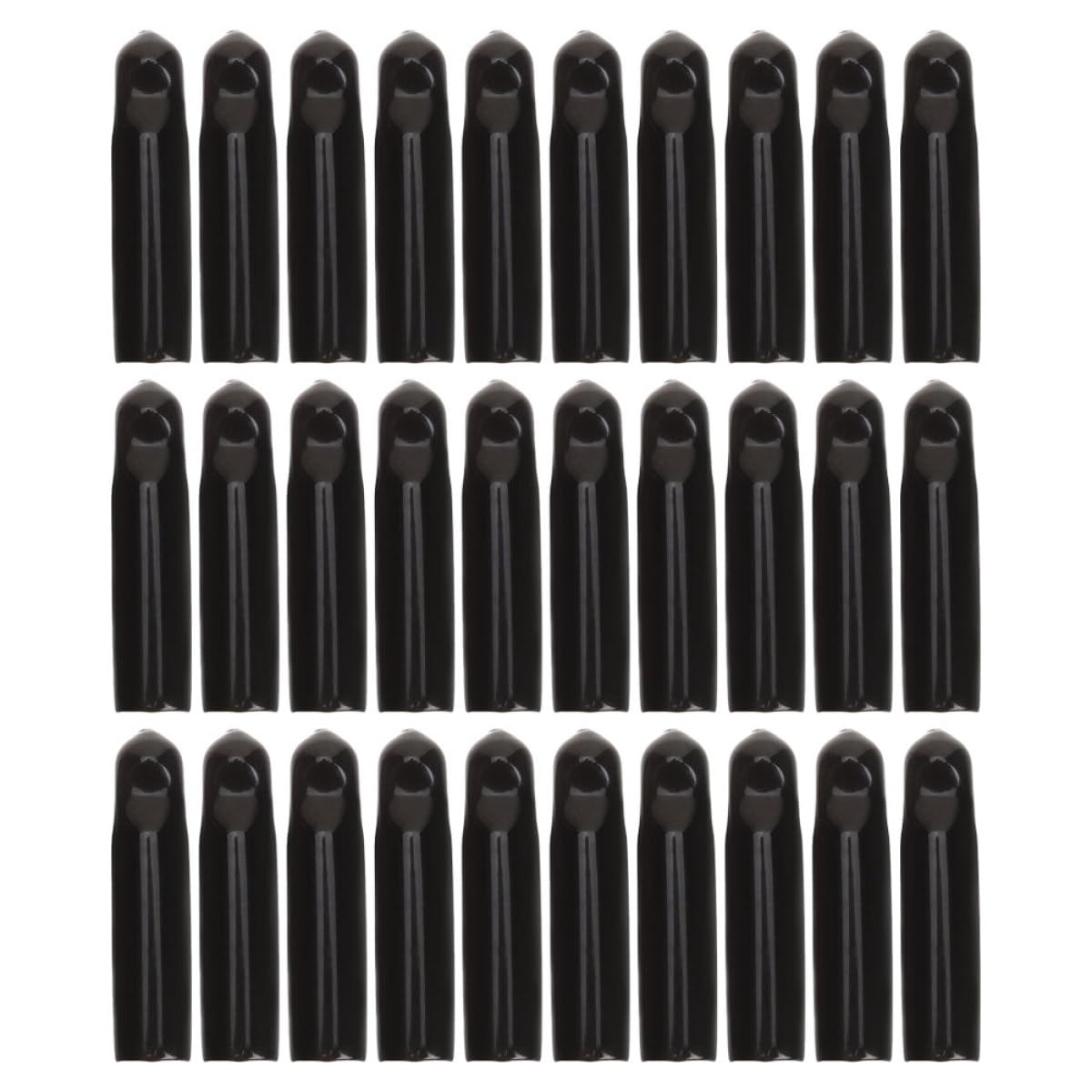 Tapas antipolvo para botellas de vino de PVC negro antigoteo para barra y mesa