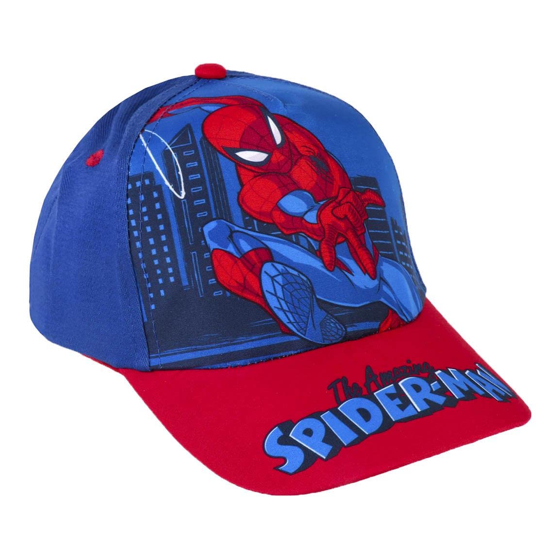 Spiderman Gafas de Sol y Gorra Infantil UV 400 Filtro Categoría 3 Talla 2-5 Años Velcro Ajustable Original España