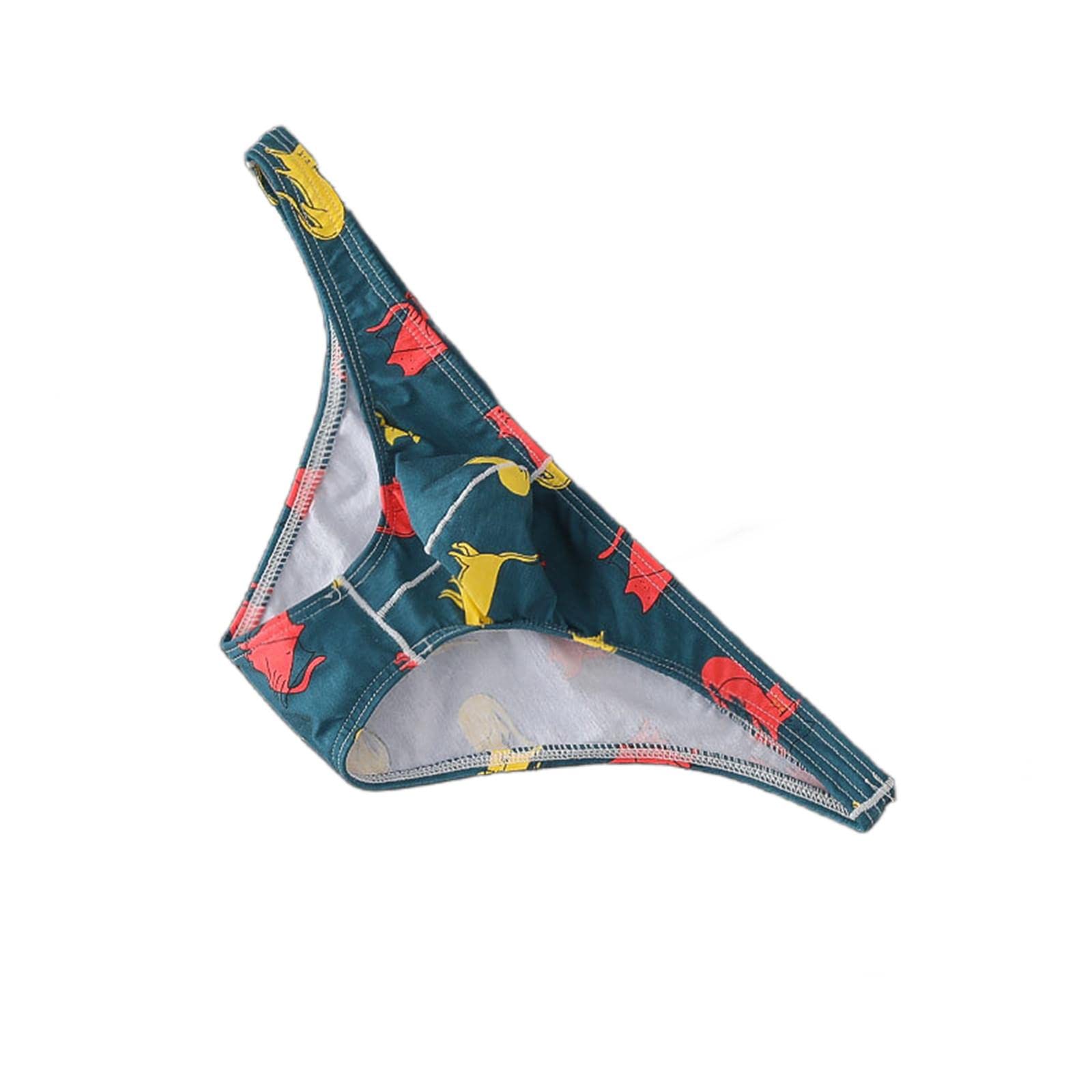 Slip Uomo Slip di Gioventù Sexy della Vita Bassa Stampati della Moda di Cotone Sono Disponibili 3 Pacchetti