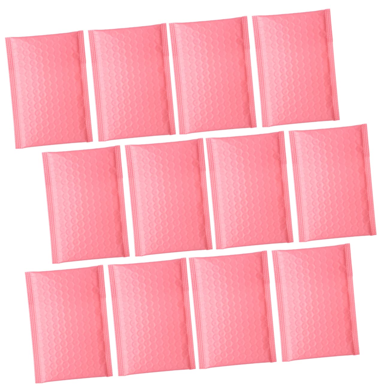 Ciieeo Lot de 100 Enveloppes D'expédition à Bulles Roses 11x15 4 Cm Film Coextrudé Épais Protection Anti-chocs Adhésives Emballage Sécurisé pour Petites Entreprises et Envois Postaux