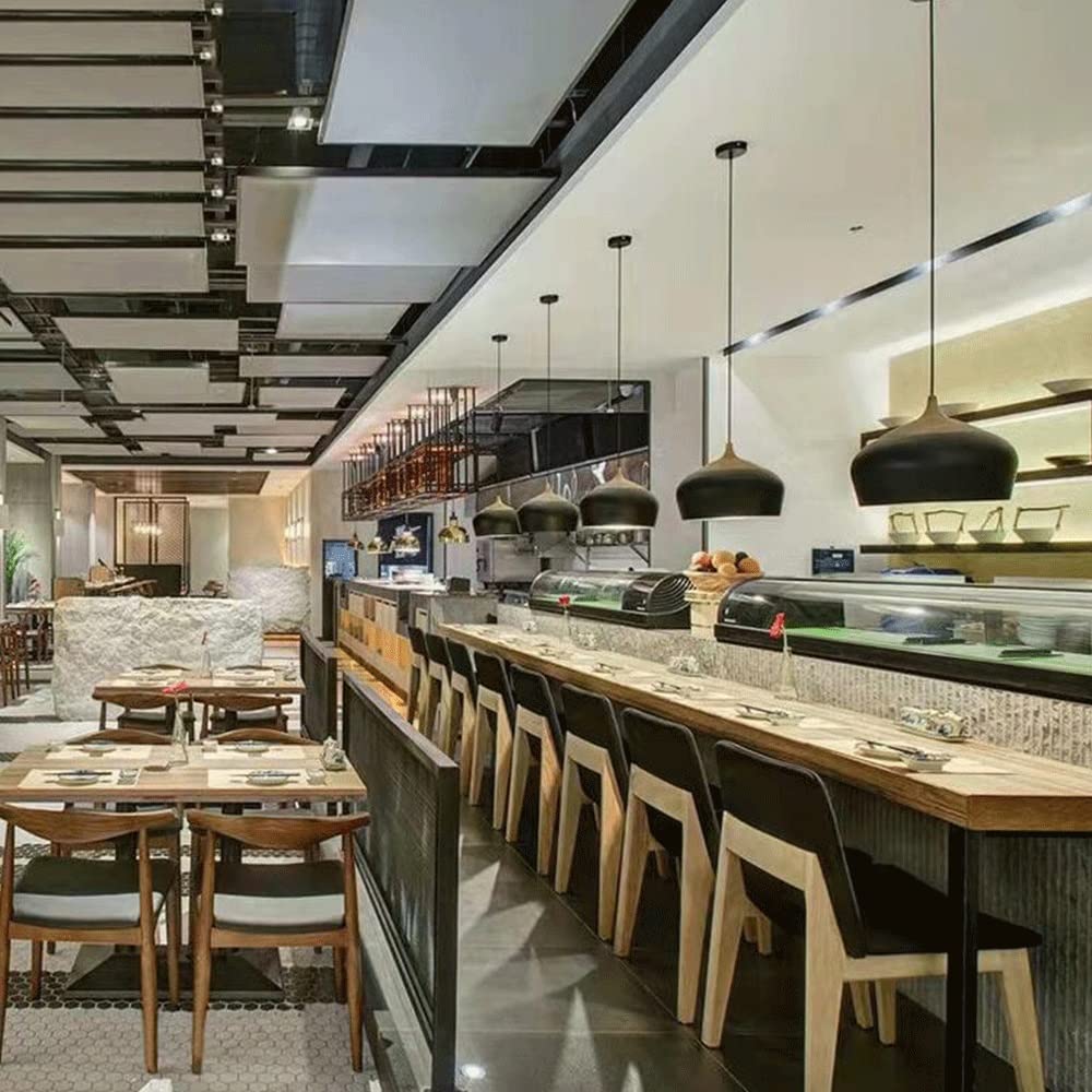 Lámparas Colgantes Modernas de Madera, lámparas de Techo con cúpula metálica, Casquillo E27 para Comedor, Pasillo y Dormitorio. Luminaria Elegante para la decoración del hogar.