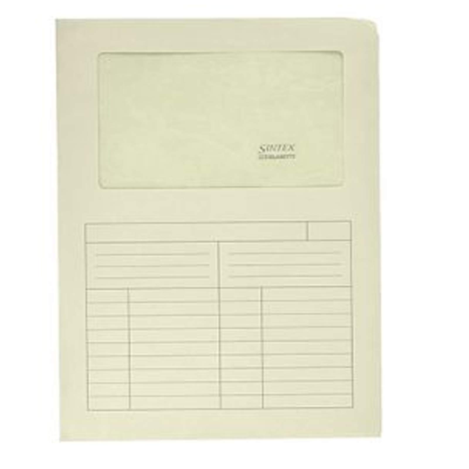 Cartelline Con Finestra Sintex - 50 Pezzi Gialle Per Documenti A4, Cartoncino 120 Gr - Foto 12