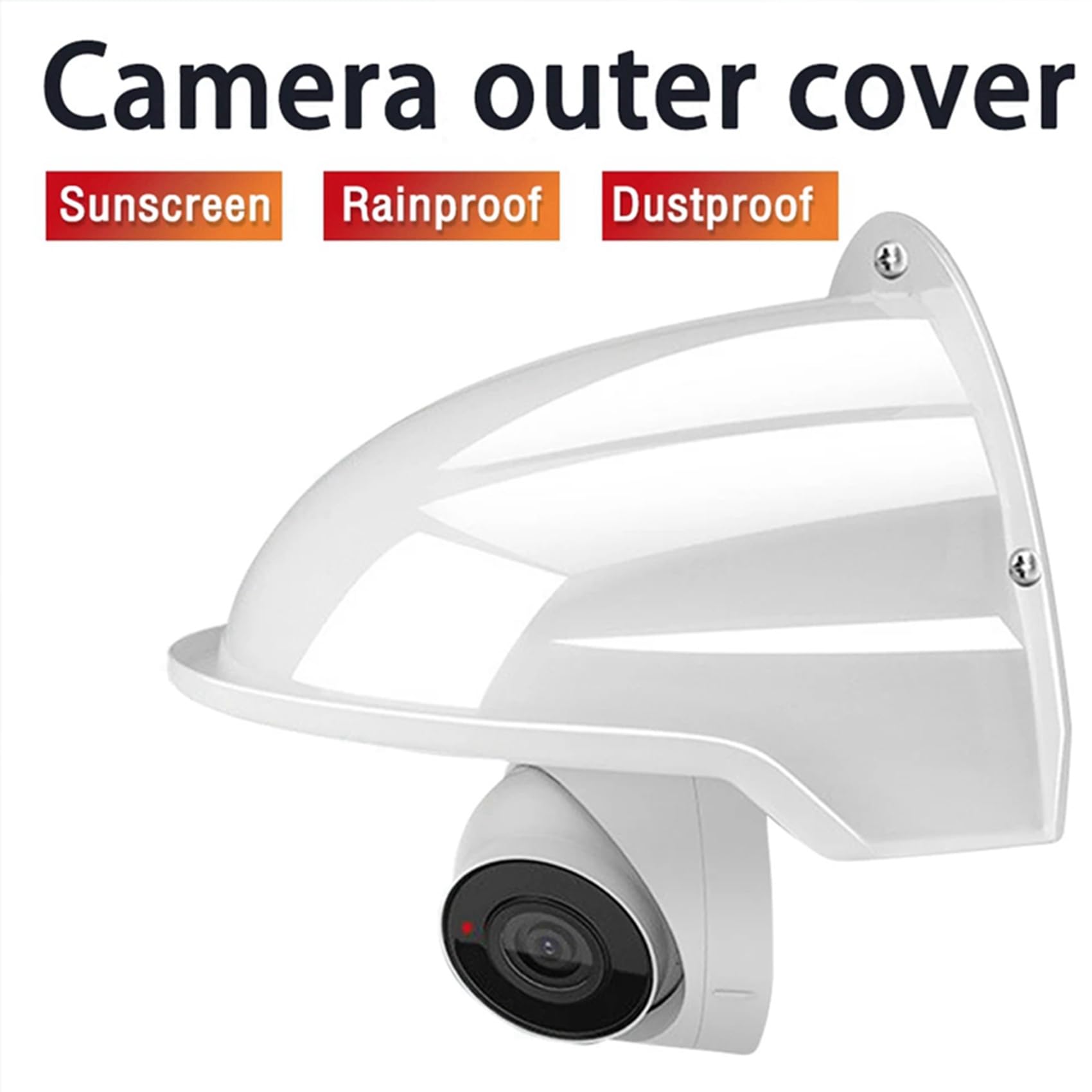 3X Housse de Protection Bouclier Mural ÉTanche à la Pluie Housse de Protection pour CaméRa ExtéRieure BoîTe de Protection pour CaméRa de SéCurité Housse ExtéRieure-B