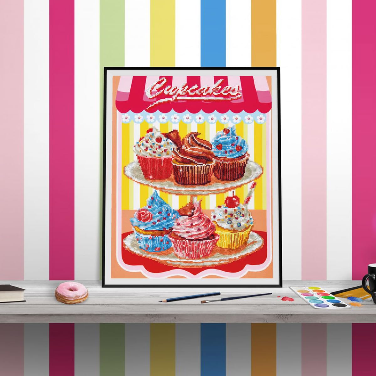 ダイヤモンドアートクラブ Cupcake Bakery キット Cupcake Bakery – Diamond Art Club