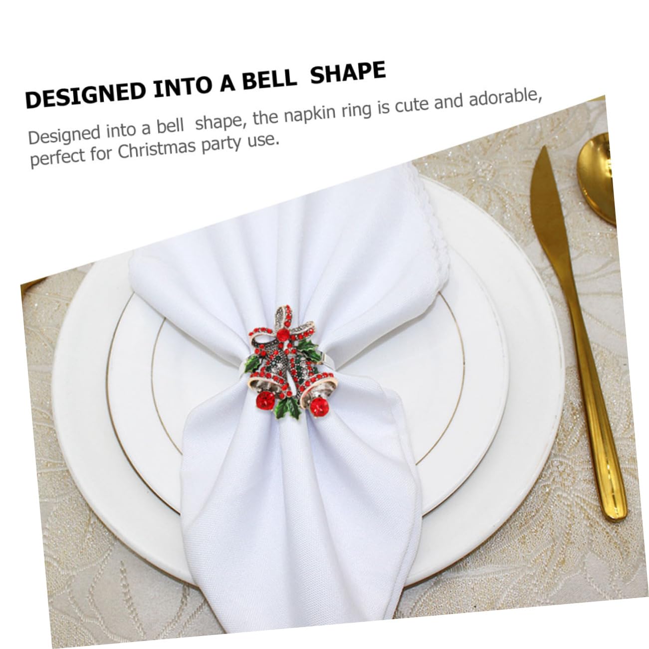 Cabilock 3 Set Per Tovaglioli Natale Forma Per Decorazioni Festive Da Tavola Per Ristoranti E Feste Natalizie 6 Pezzi*3