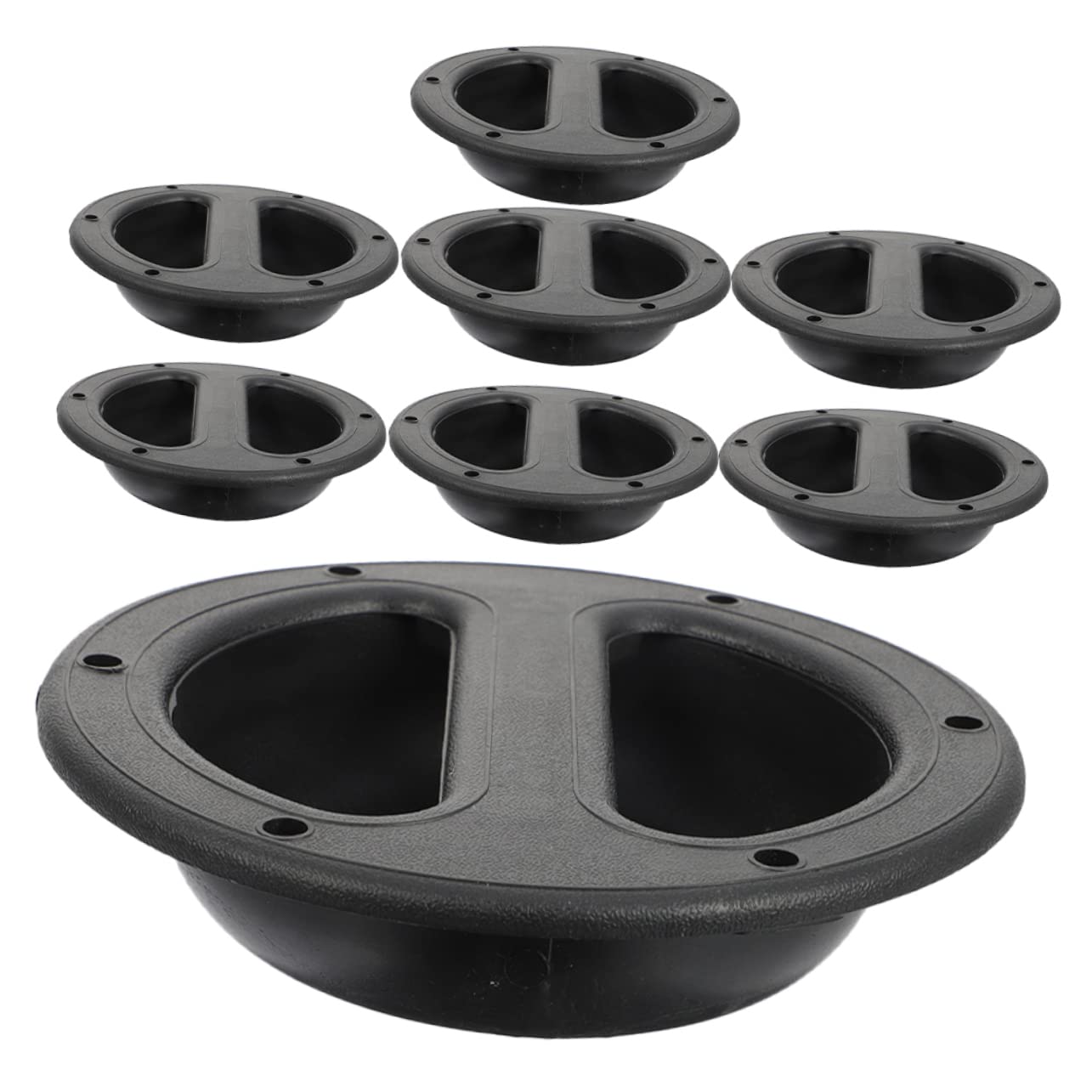SHINEOFI Maniglia per Casse Acustiche in Plastica Resistente Agli Urti, Capacità di Carico Maggiorata, Set 8 Pezzi per Speaker Portatile