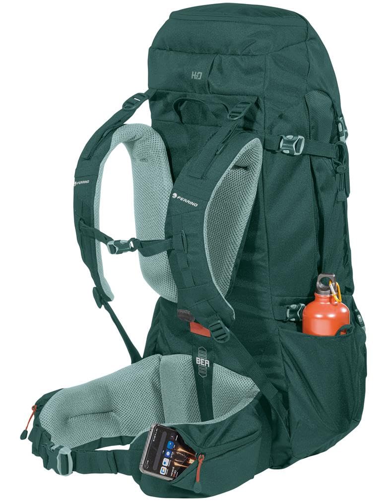Ferrino Appalachian 75, Zaino trekking 70 litri - 75 litri ideale per escursionismo, montagna,scout e viaggio (Verde)