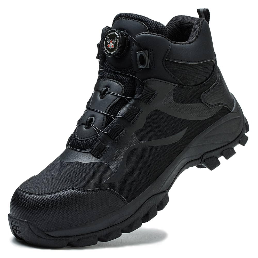 Rona Shoes Bottes de Sécurité Chaussures de Sécurité Baskets de Sécurité Chaussure de Travail Étanche Légère Confortable Femme Homme