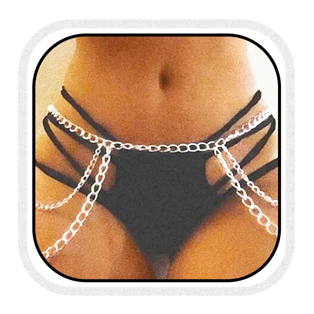 COSYDAYS Gold Waist Chain Belt Bikini Belly Chain Fashion Waist Body Chains Jewelry for Women