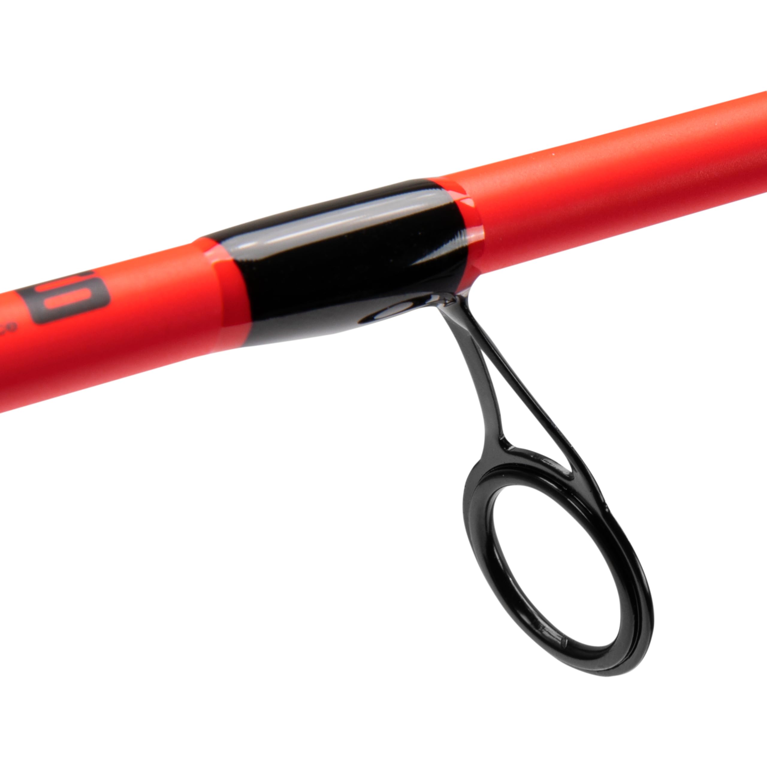 Lew's MACH Smash Spinning Reel and Fishing Rod Combo, Premium IM6 Graphite Blank Fishing Rod, Right or Left-Hand Retrieve, Split-Grip Winn Dri-Tac Handle and EVA Base, Black/Neon Red