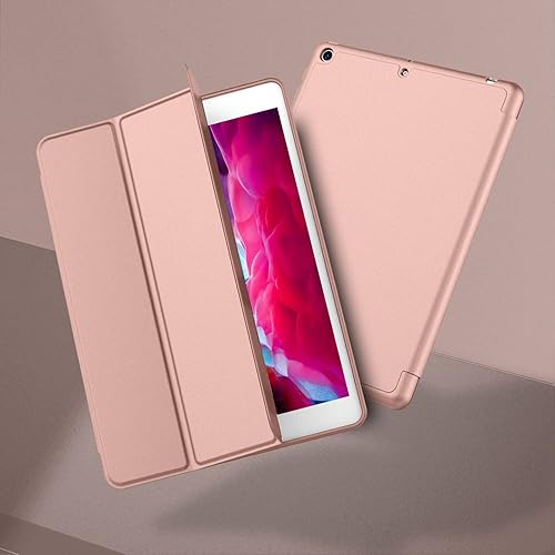 Miniatura 155 de iMieet Funda para iPad 9.7 (modelo 2018/2017, 6ª/5ª generación), funda inteligente con portalápices y parte trasera de silicona suave de piel