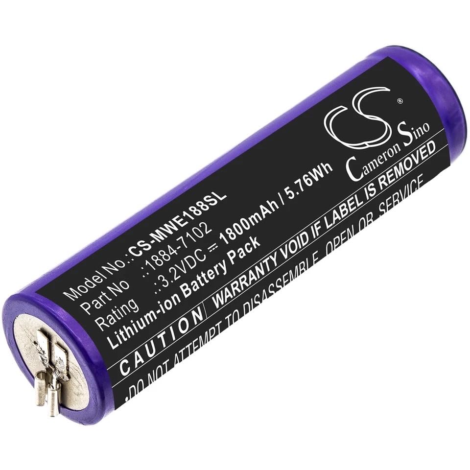 Battery for Moser Ermila 1885 Motion Wahl 1884 Li+Pro Ermila 1884 1800mAh UK