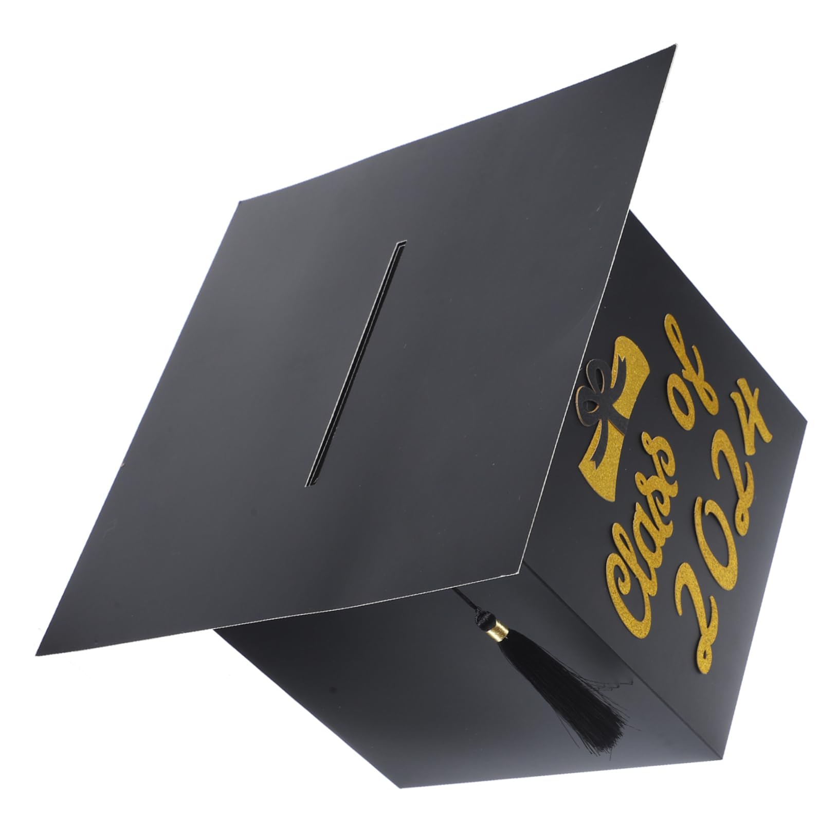 Alipis Sophisticated Graduation Card Box Grad Cap Shape Graduation Party Accessory Grad Message Holder