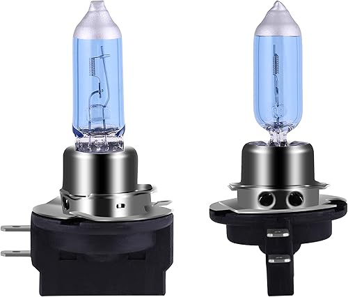 Bombilla halógena para faros delanteros con luz súper blanca P20D 12 V60 W 5000 K, 2 unidades, larga vida útil