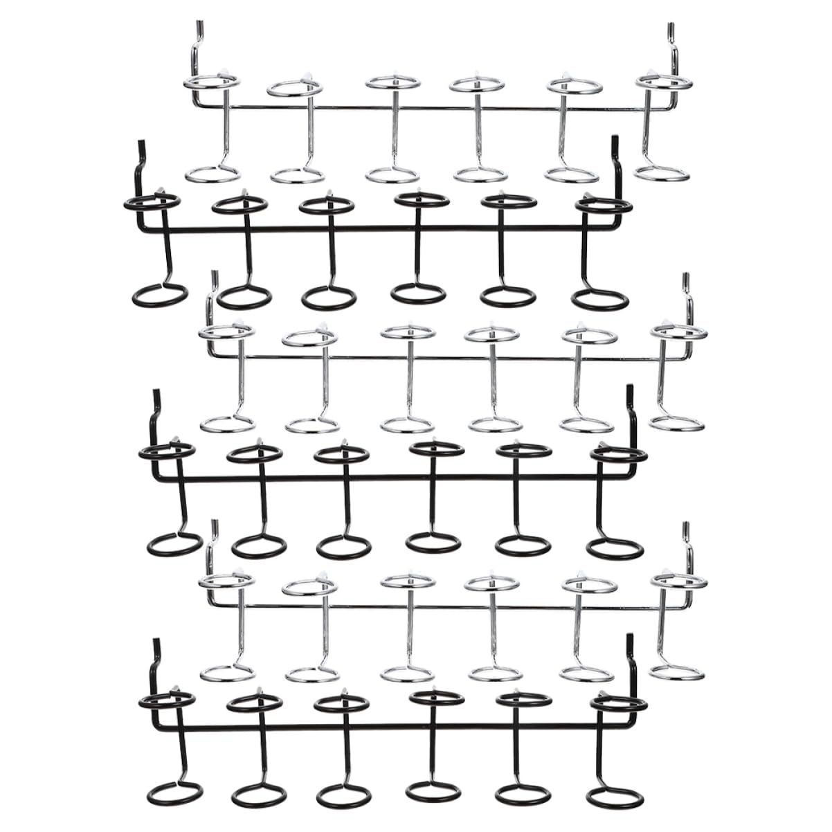 Luxshiny 6 Stück Werkzeugregal Peg -vorstand Anbindung Zubehör Für Stecktafeln Pegboard Werkzeughalter Werkzeug-wand-organizer Steckbrett-aufhänger Stiftschlüsselhalter Rostfreier Stahl
