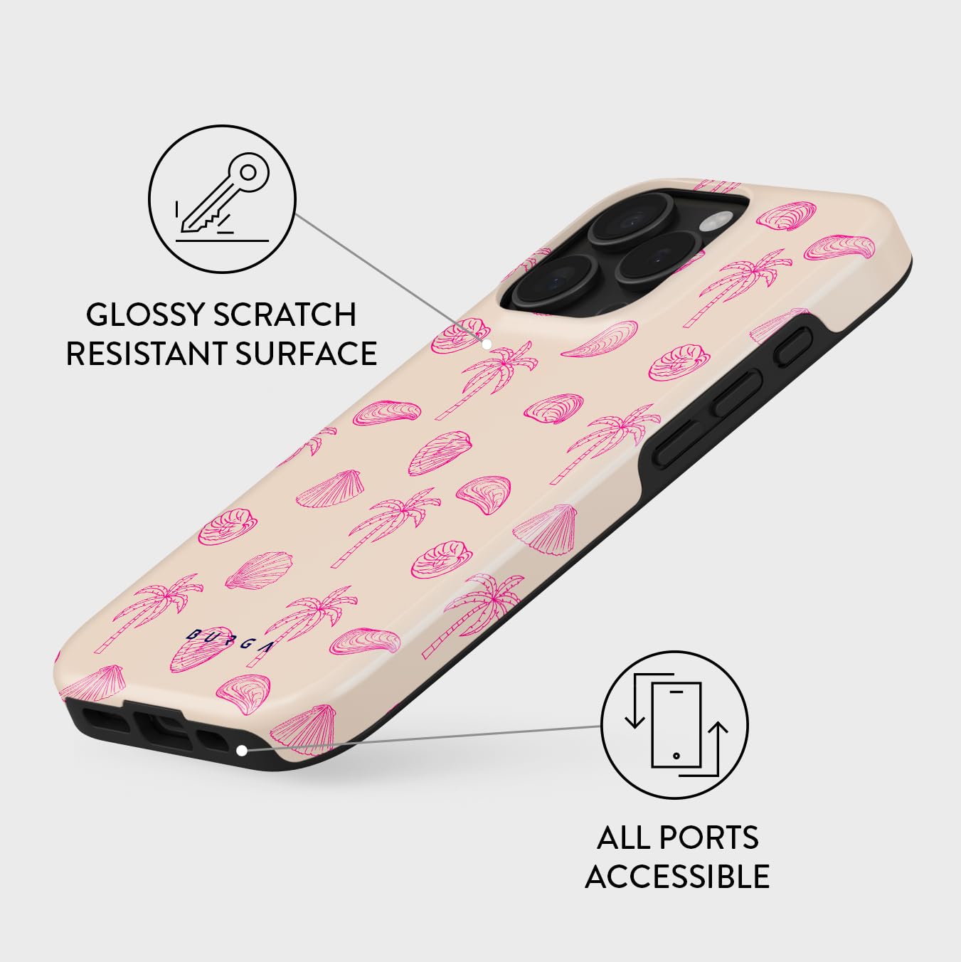 Amazon.com: BURGA Phone Case for iPhone 16 Pro Max - Cute, Trendy