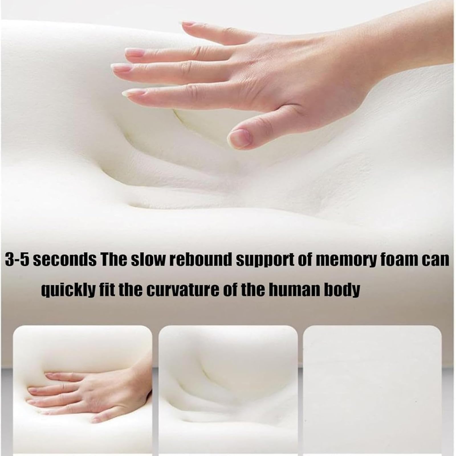 Almohada para Parejas ChiroMonk, Almohada de 27° para Intimidad, Cojín de Espuma Viscoelástica en Cuña para Soporte Intimo y Espalda, Almohadas Rebotantes para Parejas para Todas las Posturas (Black)