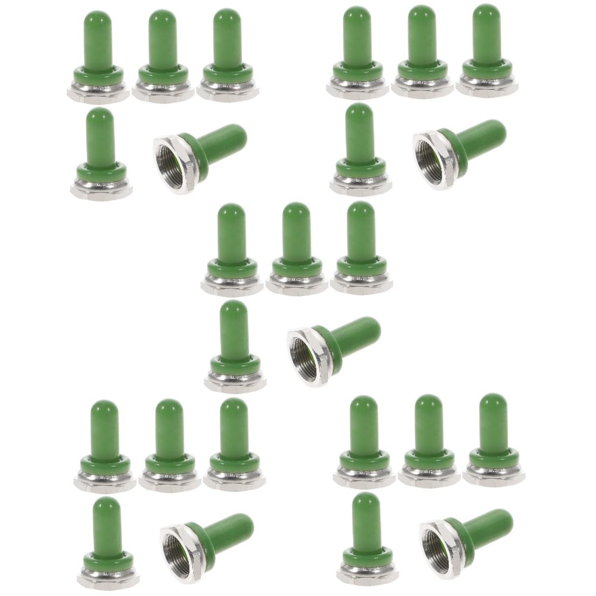 PRETYZOOM 5 Set Coperture Sicurezza Per Interruttori Silicone Da Protezione E Antipolvere Per Toggle Design Compatto E Leggero 5 Pezzi*5
