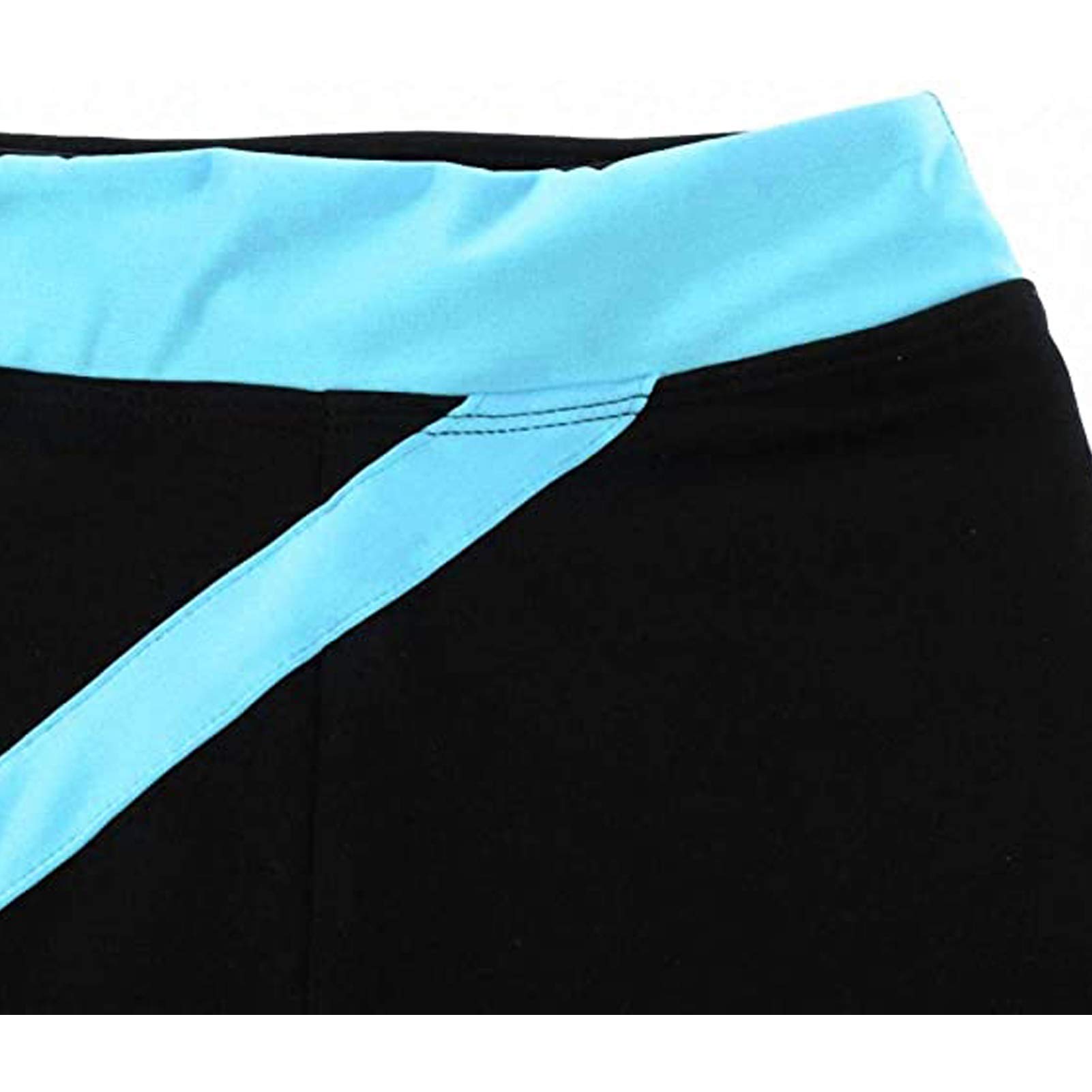 Damskie dziewczęce spodnie do jazdy figurowej, spiralne spodnie do jazdy figurowej, dziewczęce, polarowe legginsy treningowe, odzież sportowa do zawodów treningowych (kolor: A, roz