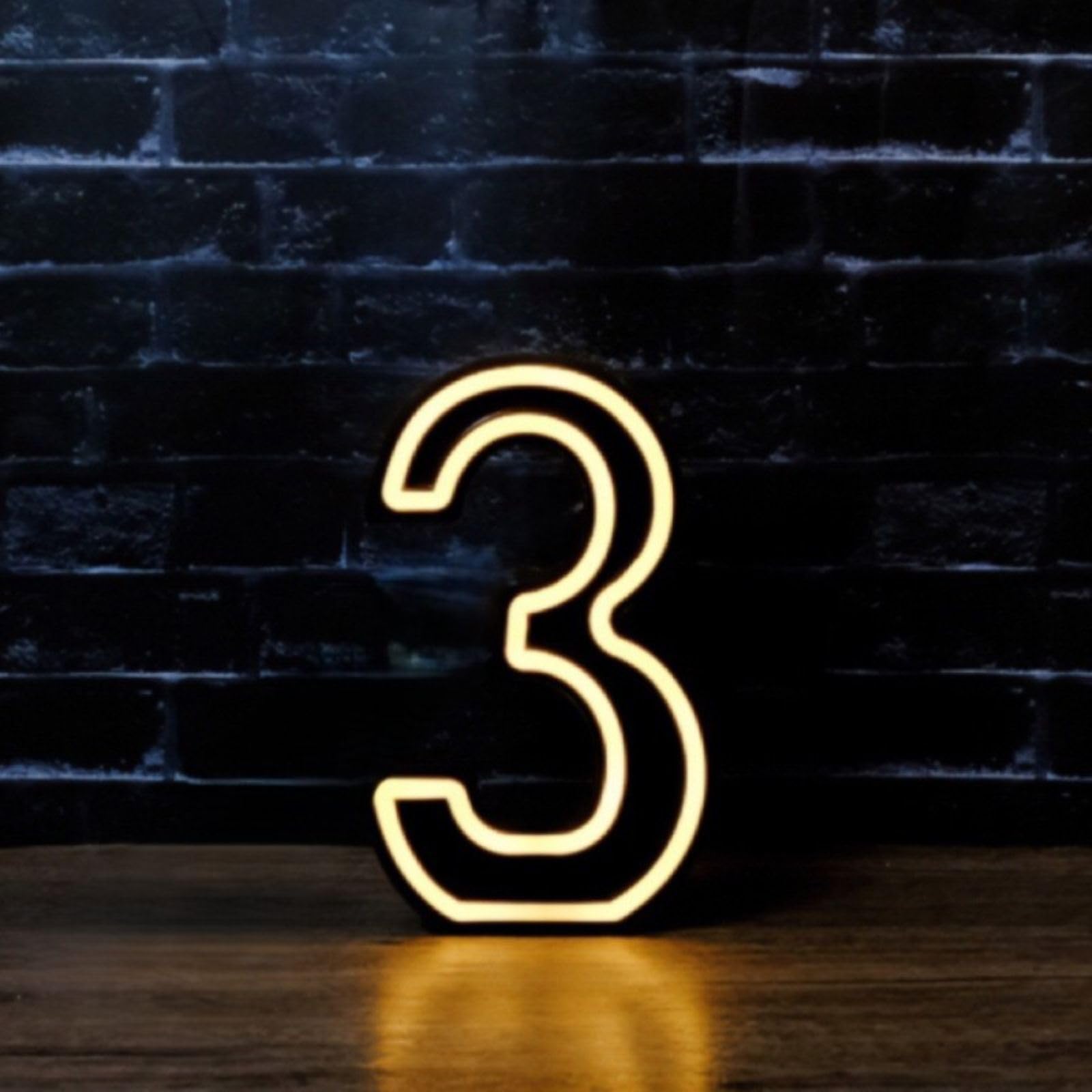 Jemnpela LED Marquee Letter Number Sign Lights Glitter Light Up Alphabet Figure Night Light for Birthday Party Wedding Home Bar Holiday Wall Decoration