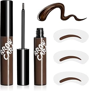 Mancha de labios (rosa) con gel de cejas (mar...