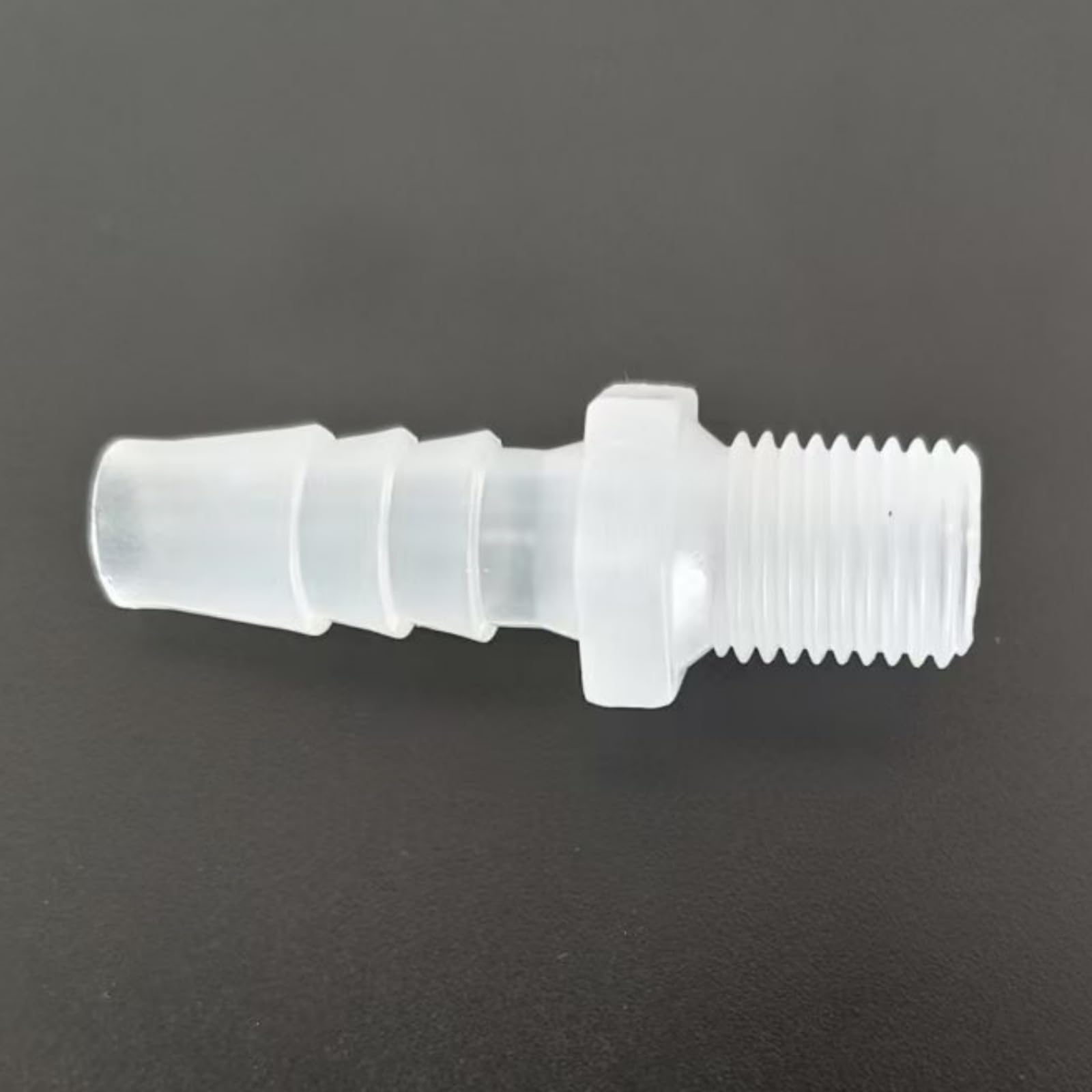 Adaptador de rosca macho de 1/4G, conector de plástico for manguera, conector PP duradero, paquete de 50(3/8inch 9.6mm)