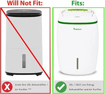 4 Pack HEPA Filter Compatible with MeacoDry Arete One, HEPA Filter Compatible with Meaco Low Energy Dehumidifier and Air Purifier, Enhanced Air Quality HEPA Filters,HEPA Replacemt (218 * 157 * 10mm)