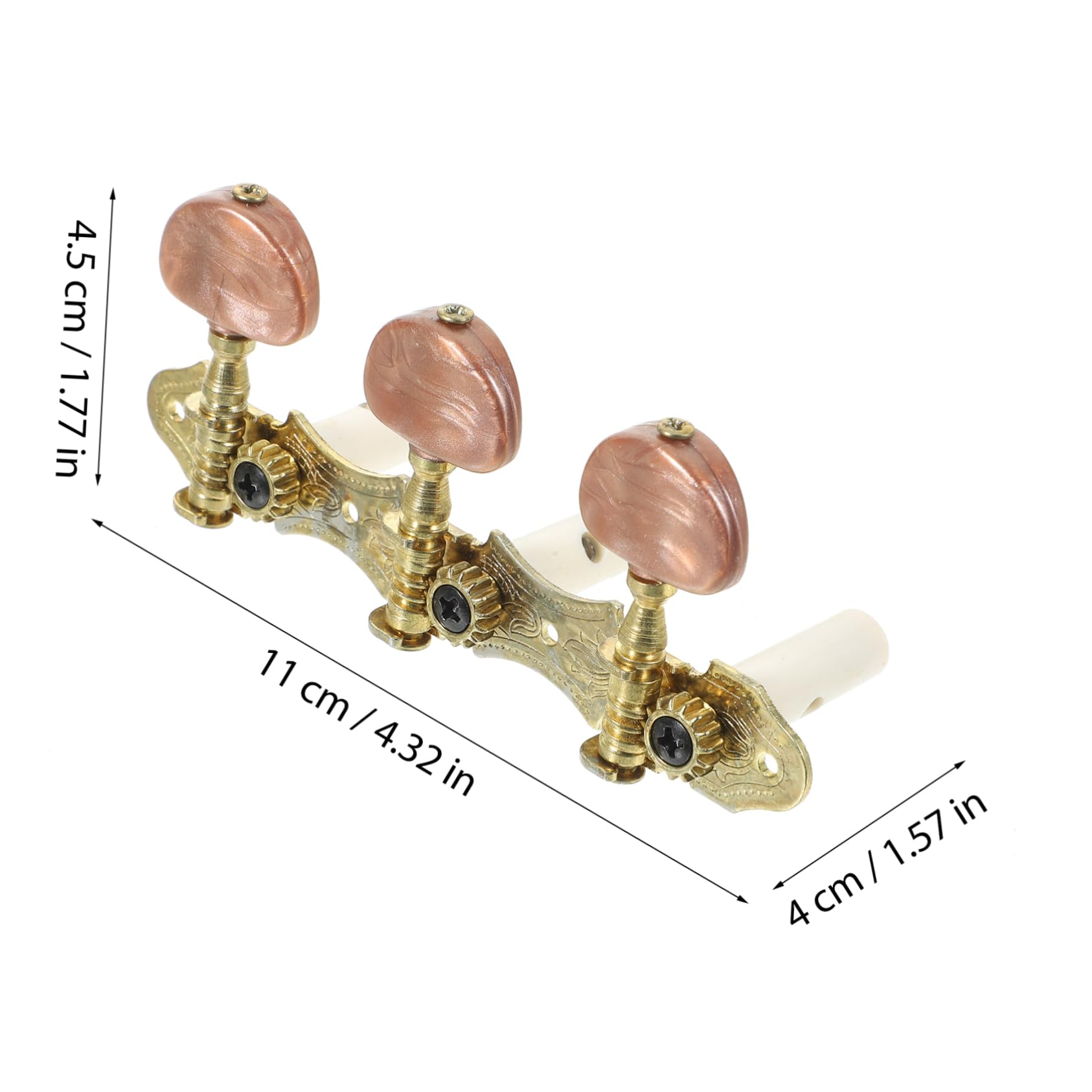 GALPADA Rows Electric Guitar Tuning Pegs Durable Guitar Pegs for Electric Acoustic Instruments Reliable Guitar Accessories for Accurate Tuning with Agate Heads