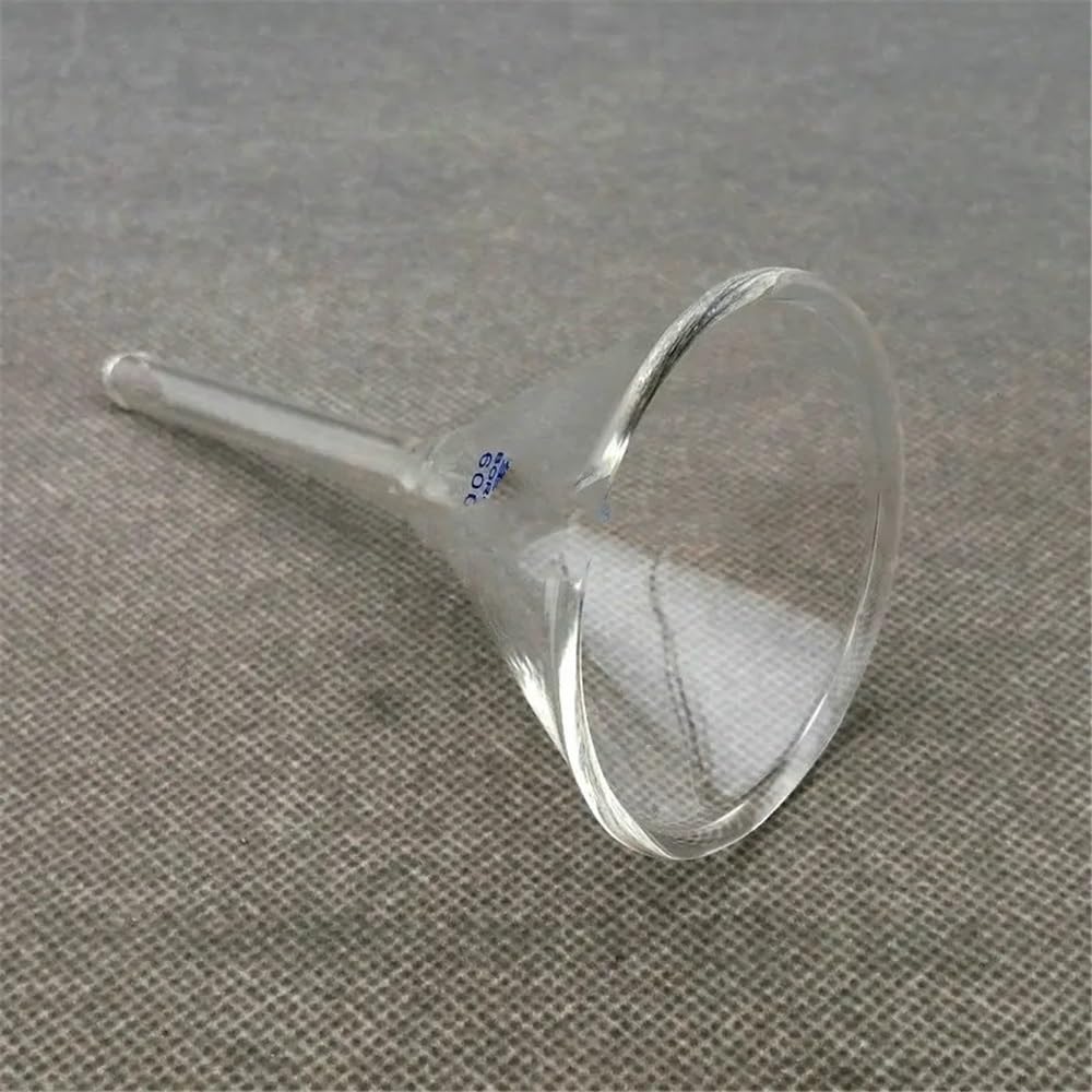 Équipements et fournitures de laboratoire Entonnoir triangulaire en verre de laboratoire, diamètre 40 mm à 150, cône épais