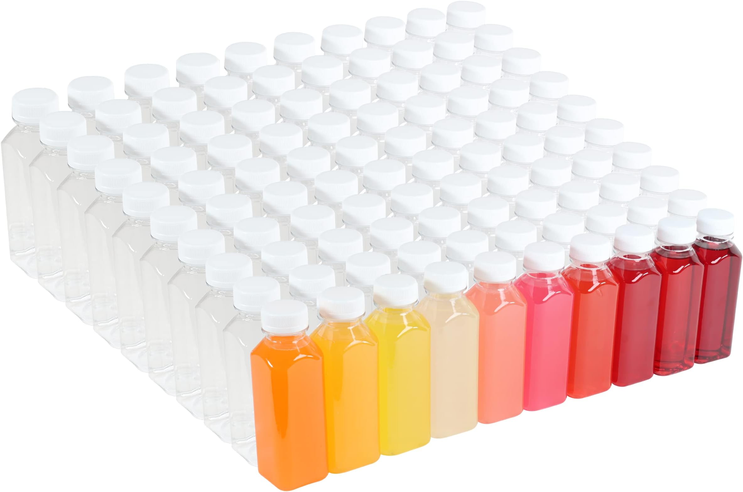 8 OZ plastic juice bottles 12 Pack 8oz plastic bottles