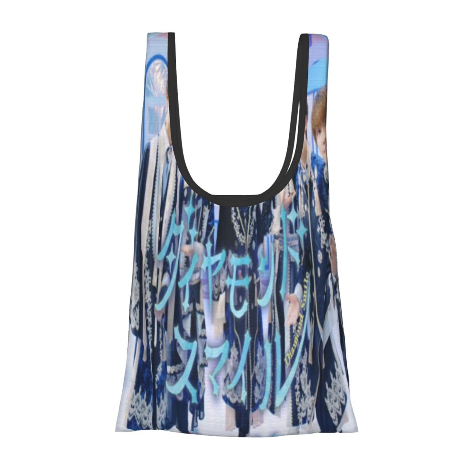 なにわ男子 西畑 大吾 大西 流星 道枝 駿佑 高橋 恭平 長尾 謙杜 藤原 丈一郎 大橋 和也 エコバッグ 買い物バッグ 男女兼用 容量 オシャレ ポータブル バック 通勤通学 肩掛け トートバッグ 手提げ袋 買い物袋 旅行 大容量 ハンドバッグ 斜め掛け 収納バッグ