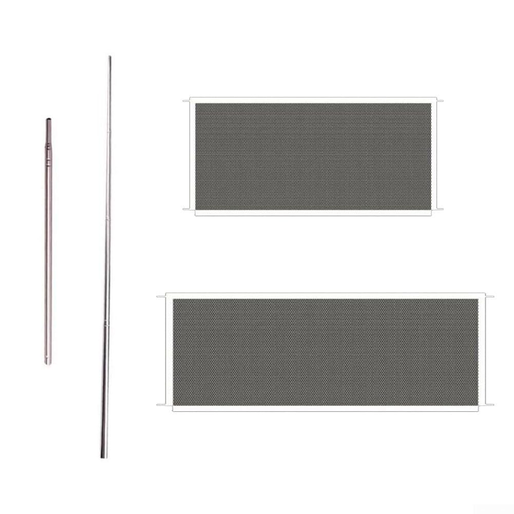 Retractable Stair Gate for Pets and Babies – 72 cm x 180 cm Adjustable Safety Barrier, Titanium Silver Fabric, Scratch-Resistant & Lightweight(white-72 * 180cm)