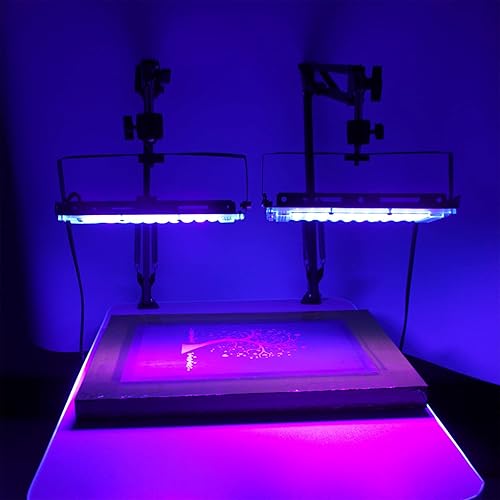 Miniatura 9 de Unidad de exposición LED de 30 W para serigrafía, soporte de luz de exposición de exposición de pantalla UV Dorhui para kit de impresión de