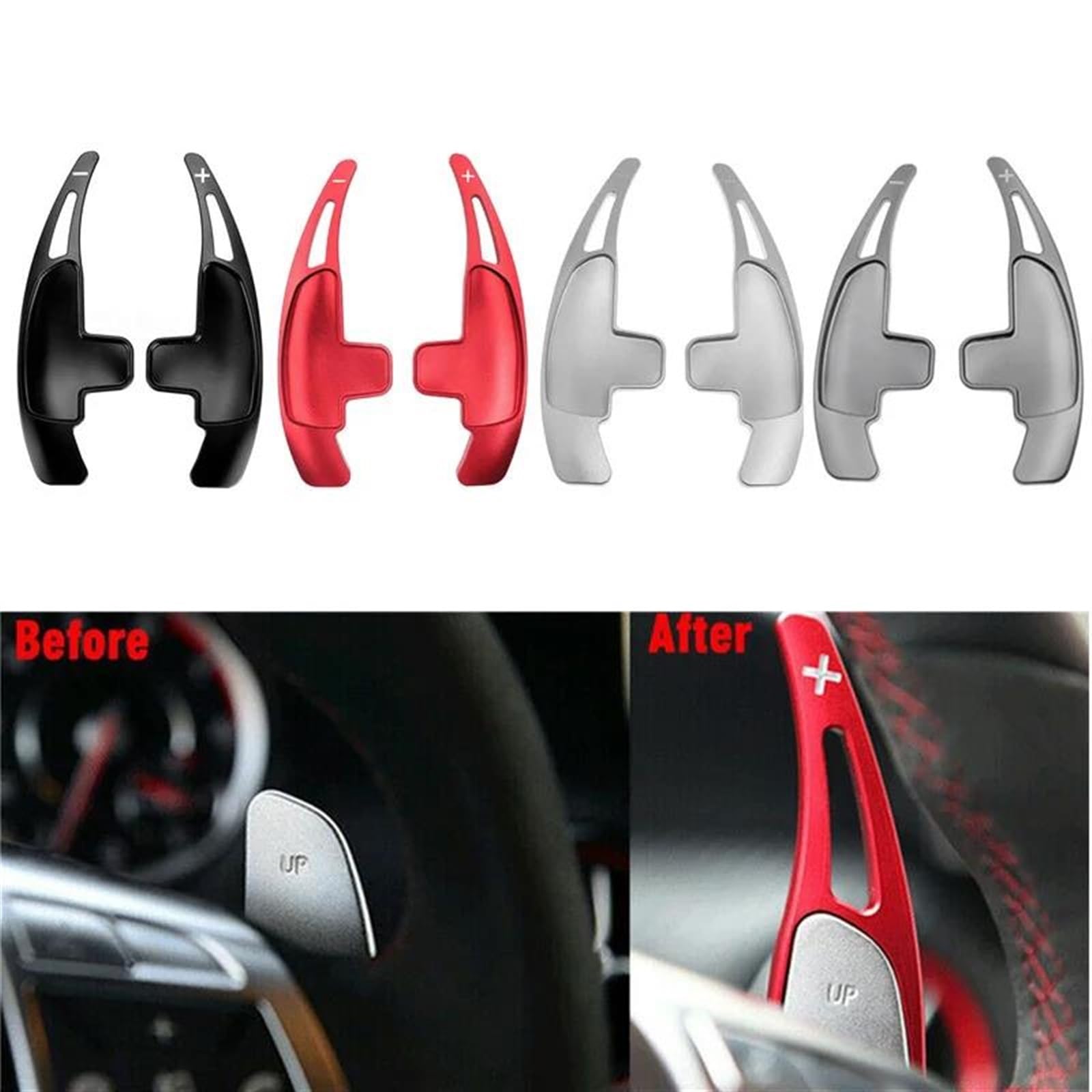 Amazon.co.jp: シフトパドル ベンツ用 AMG C63 E43 A45 C65 GLA45