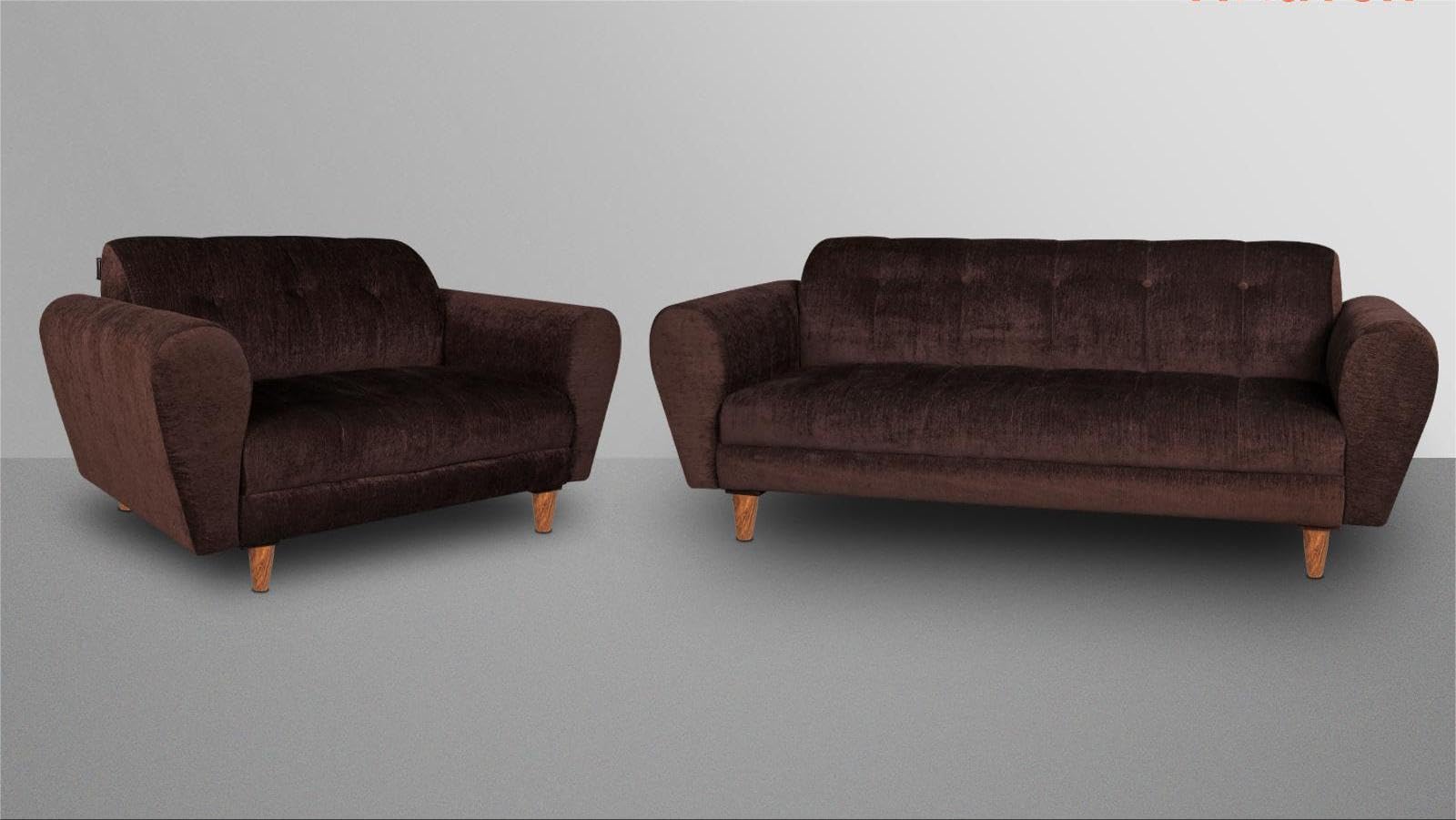 Seventh Heaven Milan 5- to 6-Person Sofa Set, Chenille Molfino Fabric: 3 Year Warranty (Brown, 3+2 Seater) (B0BRWFZ4RG) Amazon Price History, Amazon Price Tracker