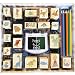 Hapinest Dinosaur Stamp and Sticker Set for Kids Boys Arts and Crafts Kits Ages 4 5 6 7 8 9 Years Old