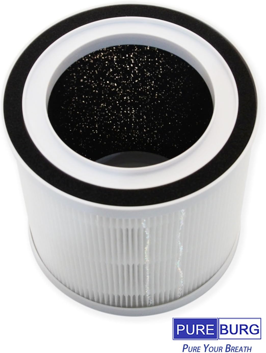 PUREBURG A1F Replacement Filters Compatible with TCL BREEVA A1 & A1W Air Purifiers,2-Pack H13 HEPA Activated Carbon 2-in-1 4-Stage Filtration - Image 2