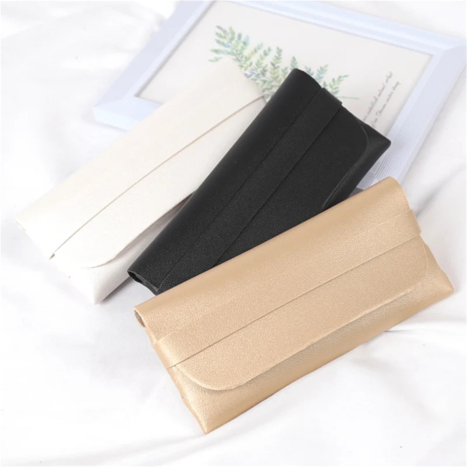 Estuche for gafas de sol for mujer, caja almacenamiento portátil antipresión, bolsa for, accesorios, 2 uds Para Mujer