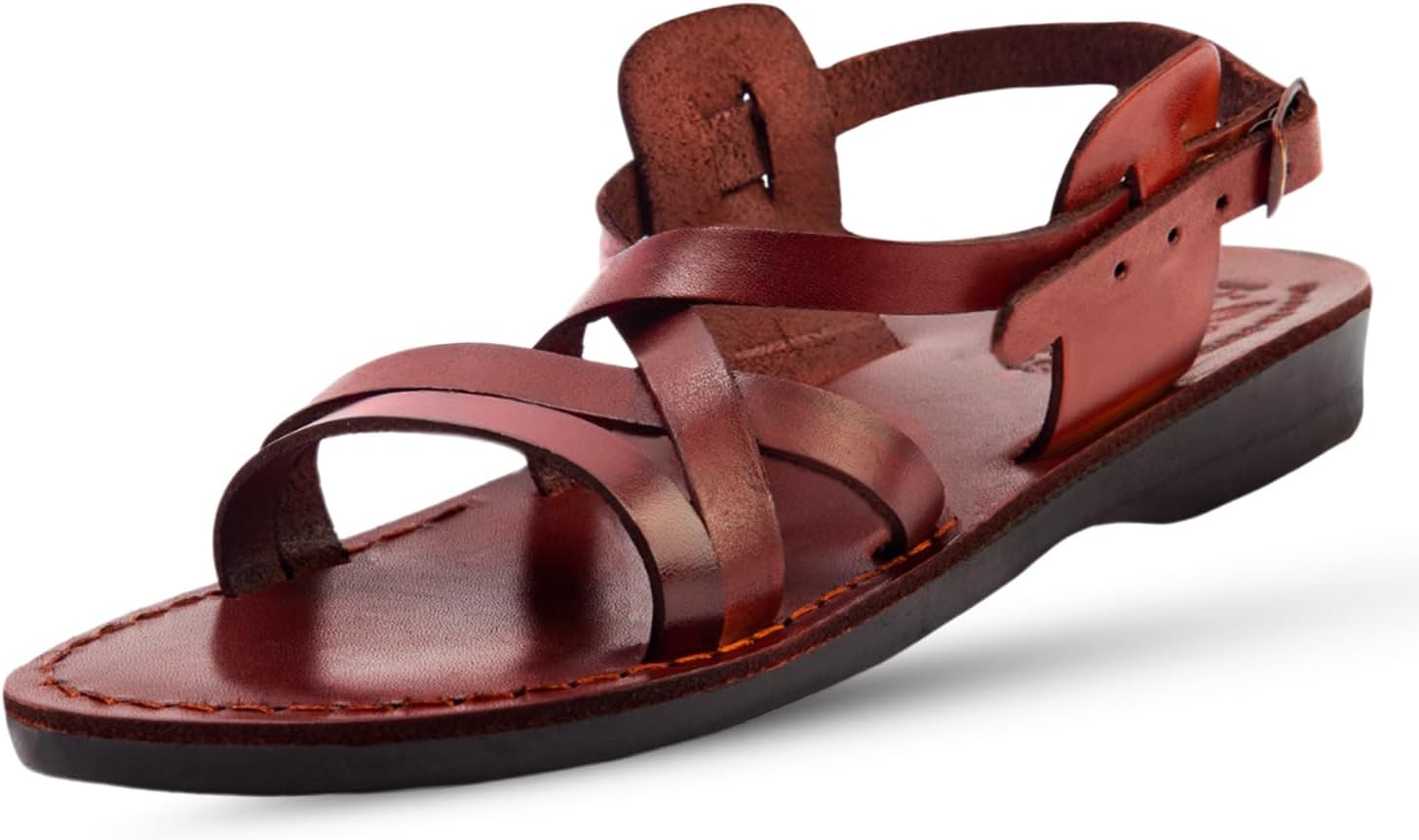 Unisex Genuine Leather Biblical Sandals (Jesus) Yashua Style II