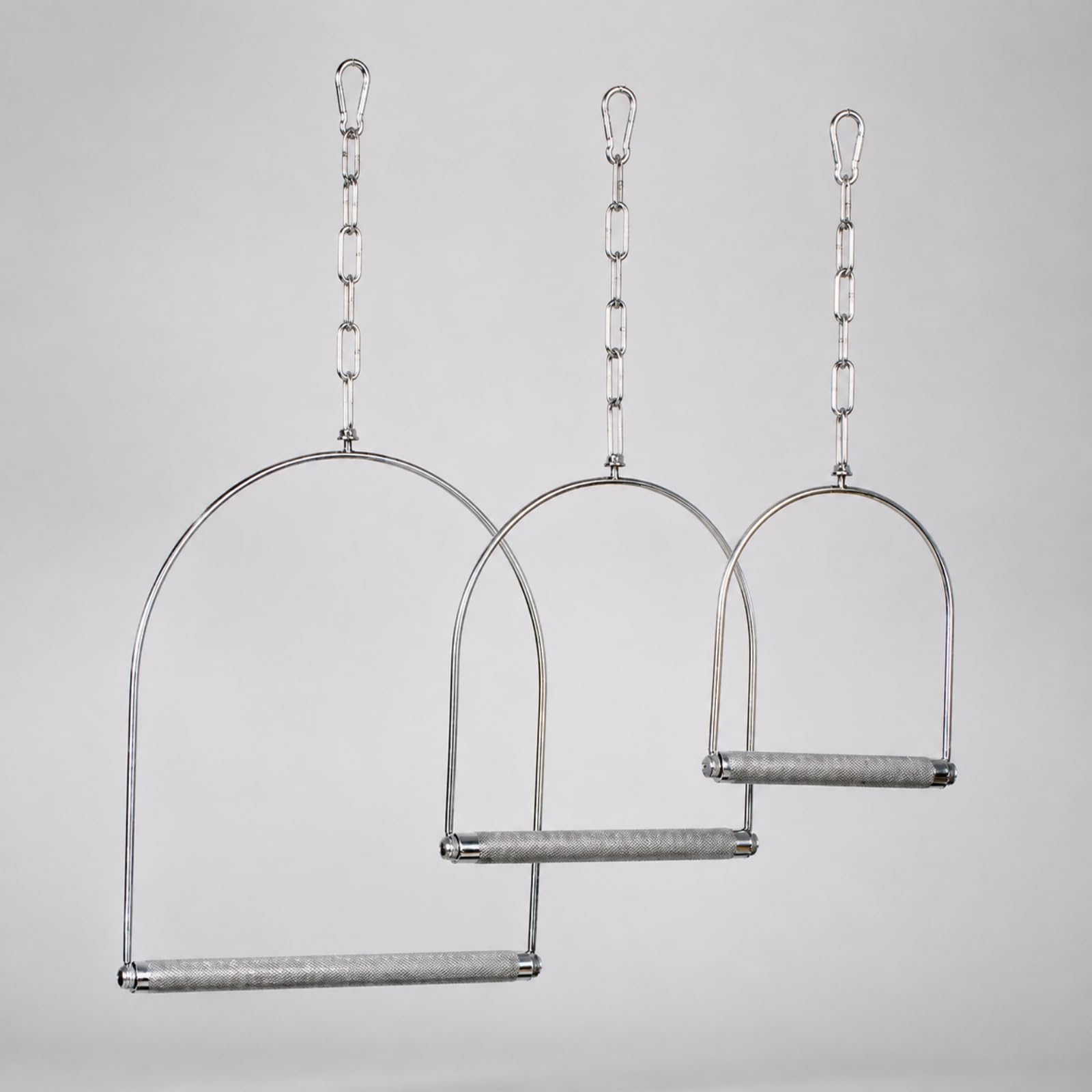 Colcolo Hängende Vogelschaukel aus Edelstahl Edelstahl-Vogelschaukel mit Kette Vogelspielzeug für Haustiervögel, Vogelkäfig, L