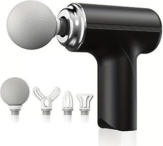Diamo Care Massage Gun for Deep Tissue, Muscle & Body Pain Relief Special Body Massager for Pain Relief Massage Gun for Back Leg & Full Body, Neck, Shoulder, Back, Foot 4 Specialized Heads For Full Body Pain Relief (ZBlack)