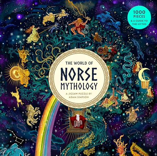 Laurence King The World of Norse Mythology 1000 Piece Puzzle: A Puzzle by Adam Simpson