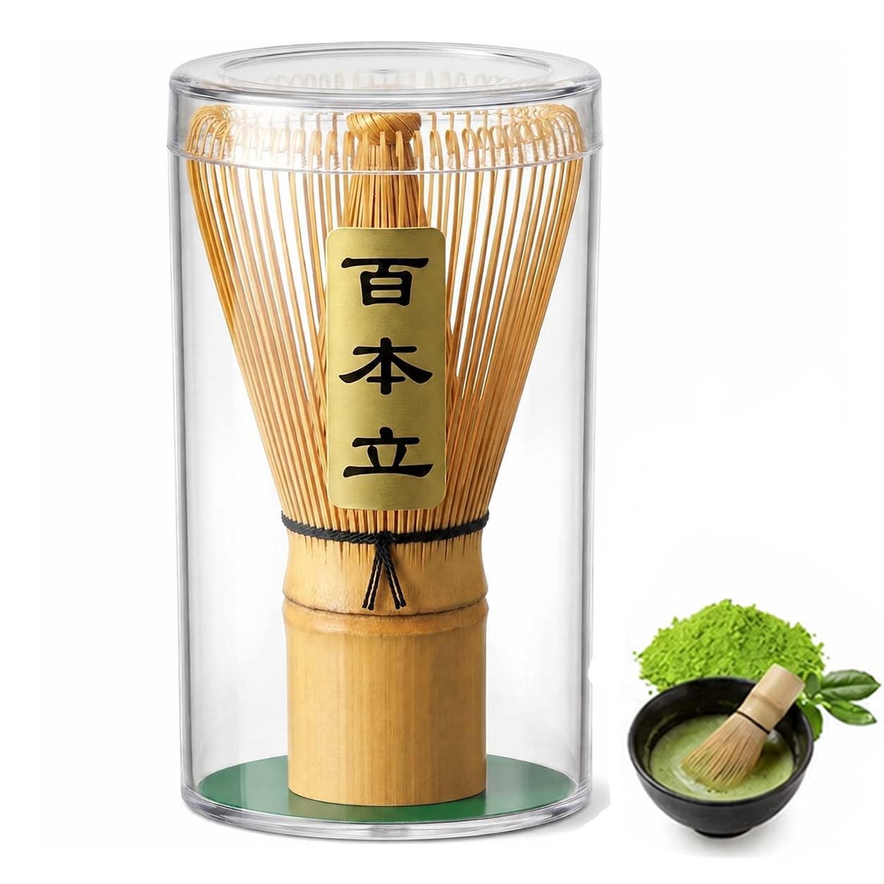 Handcrafted Bamboo Matcha Whisk Traditional Japanese Chasen for Tea Brewing