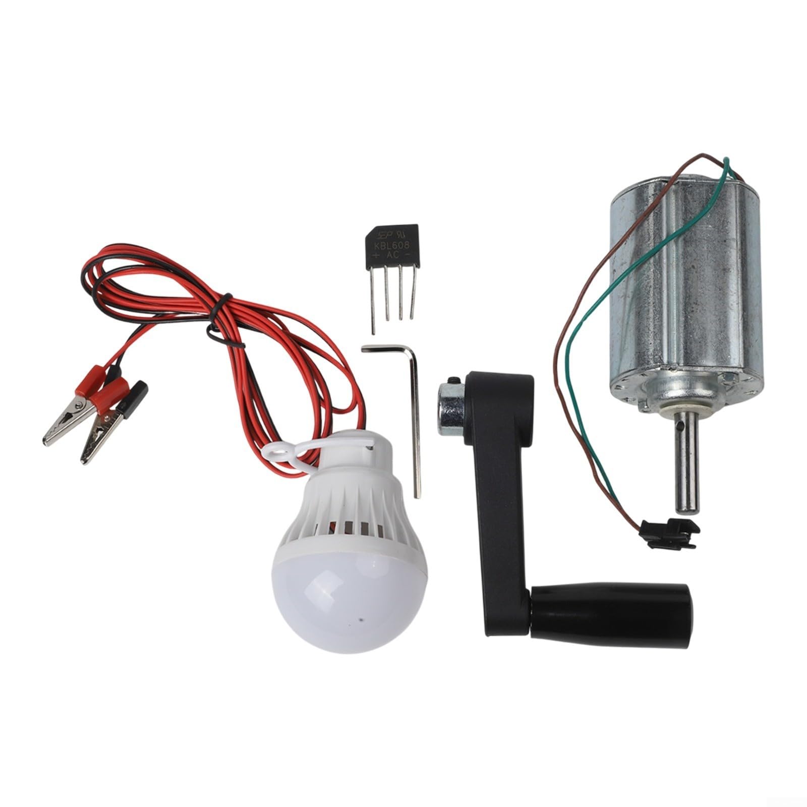 Modello di turbina eolica Breeze fai da te a manovella 12V 80W generatore a magnete permanente adatto per uso domestico o esterno (Set 2)