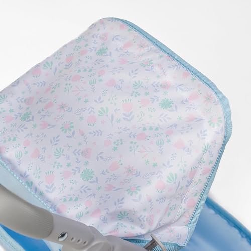 Miniatura 9 de JC Toys - Berenguer Boutique  Cochecito de moda con toldo y almacenamiento  Plegable simple  Colección de accesorios azules  para muñecas de hasta