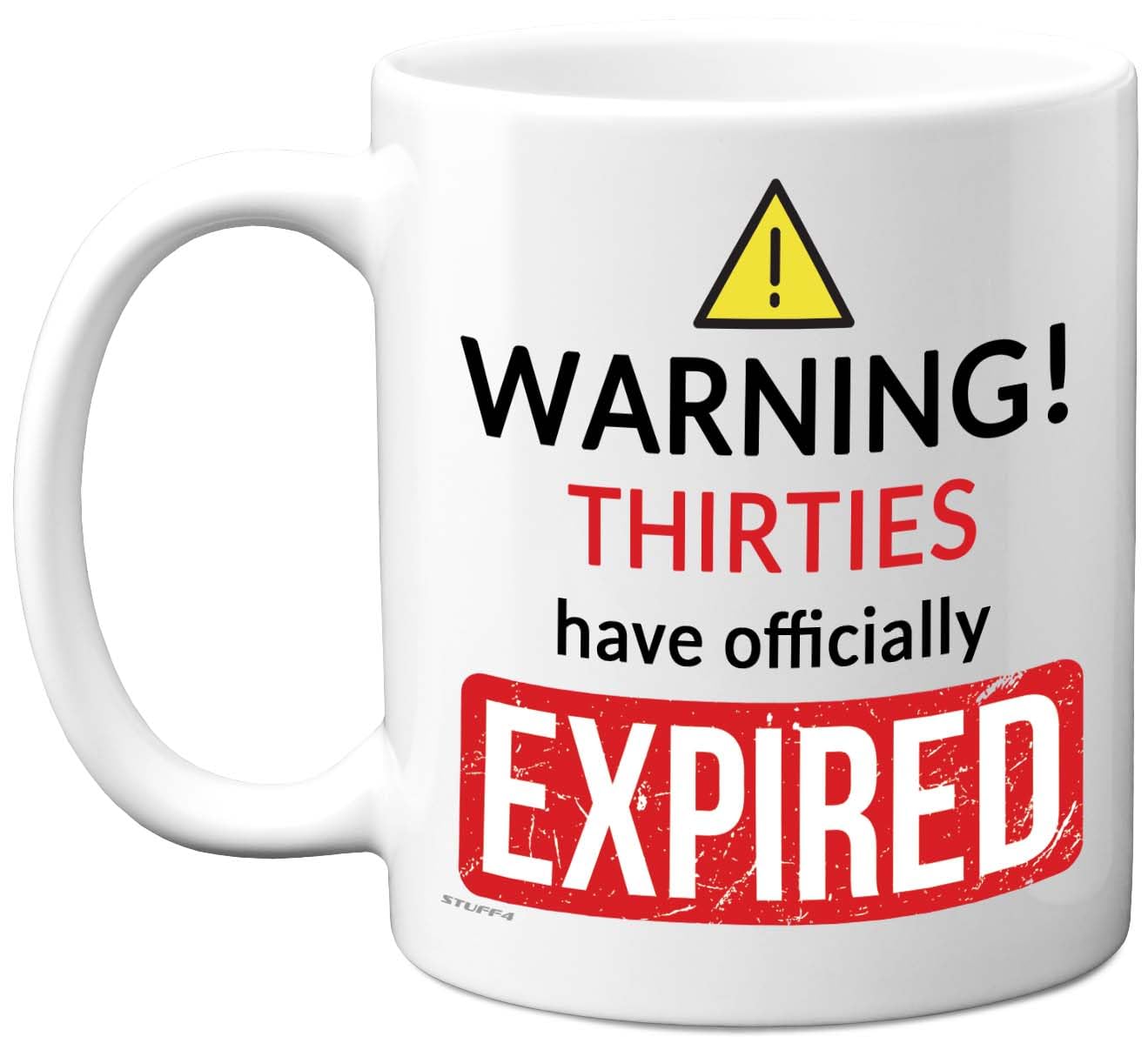 Stuff4 Women's 40 Th Birthday Gifts For Men - Thirties Have Expired - Rude Novelty Gag Joke Funny Mugs For Th Birthday Present, 11Oz Premium Ceramic Coffee Mugs