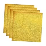 TOYANDONA 500 Piezas Unidades Papel Aluminio Dorado para Envolver Hojas Resistentes la Humedad para Embalaje Chocolate y Dulces Fiestas