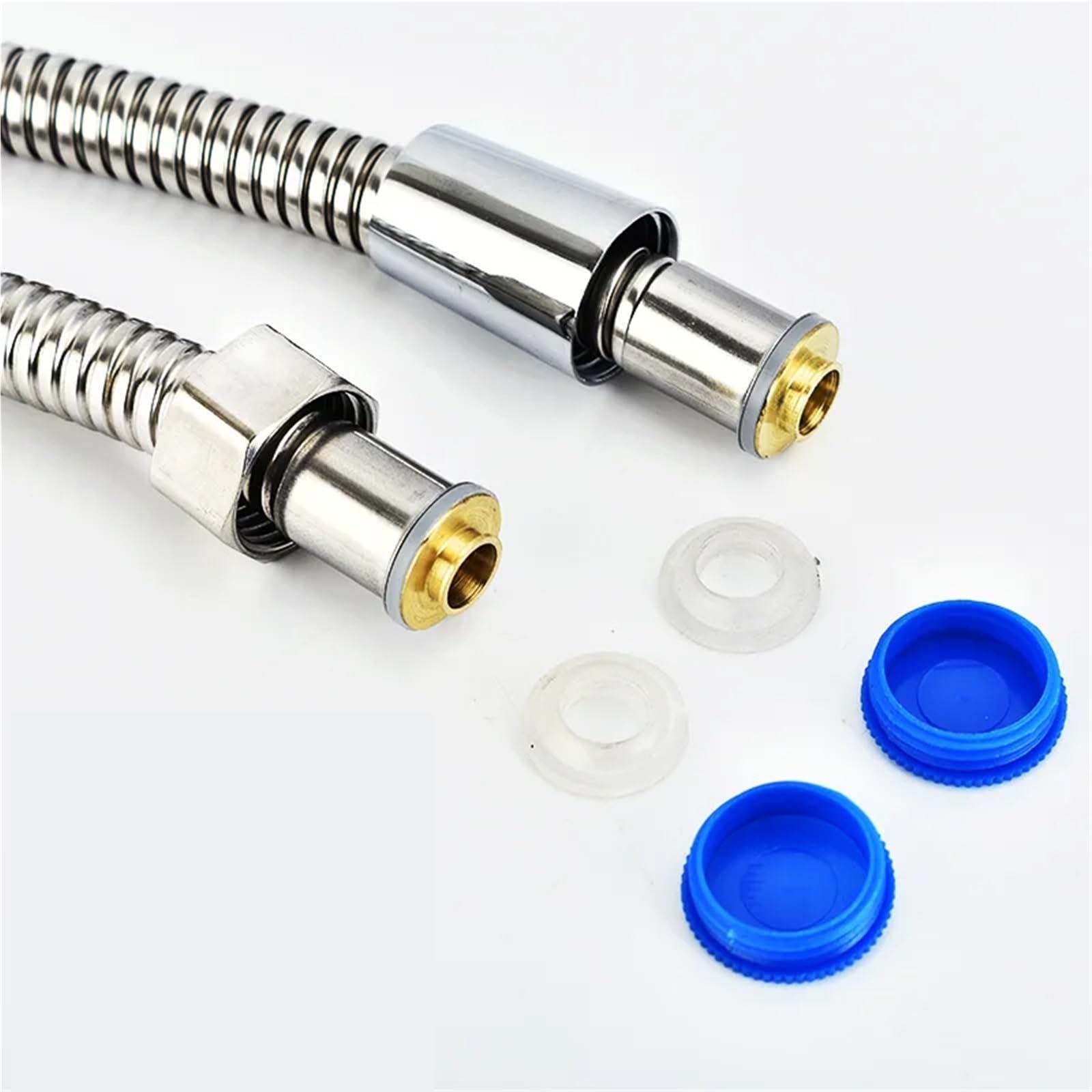 Manguera de ducha de acero inoxidable 304, conector de grifo de agua antitorsión, manguera flexible de resorte grueso, accesorios de baño (300 cm)